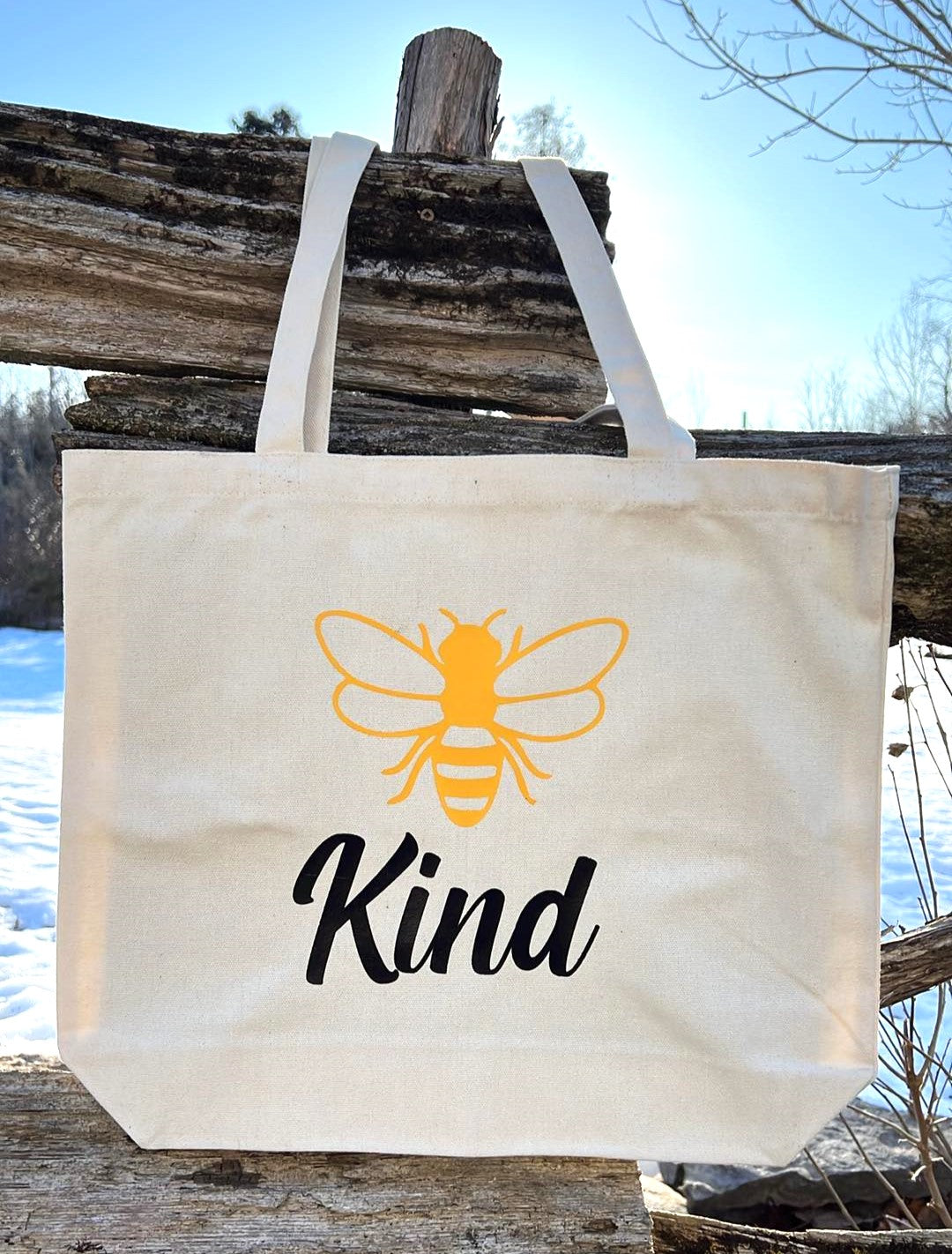 Bee Kind - Canvas Tote Bags