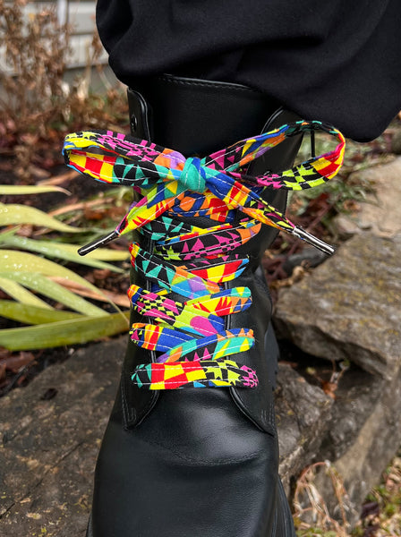 Fabric Shoelaces - Multiple Colors & Prints