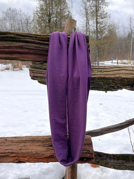 Infinity Scarf - Purple Bamboo Terry